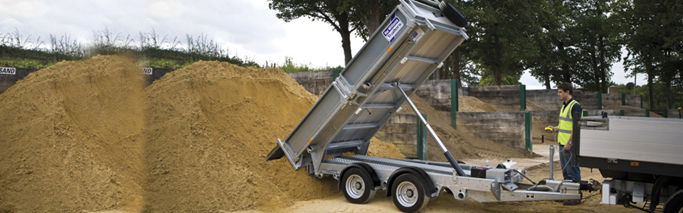 Ifor Williams tipper trailers